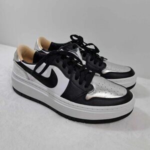 Nike Air Jordan 1‎ Elevate Low SE Metallic Silver Toe DQ8561-001 Women's Size 11